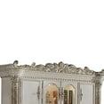 thumbnail image 4 of ACME Vendome Wooden Computer Desk and Hutch in Antique Pearl, 4 of 6