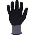 thumbnail image 2 of Azusa Safety N10530 15-Gauge Seamless Knit Gray Nylon/Spandex Work Glove with a Black Sandy-Foam Nitrile Palm and Finger Coated Grip, Size: M (Pack of 12 pairs), 2 of 2