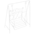 thumbnail image 4 of HERFIER 1:12 Miniature Porch Swing Dollhouse Fairy Garden Decoration, 4 of 8