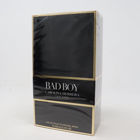 Carolina Herrera Bad Boy Eau De Tette, Col. for Men, 3.4 Oz