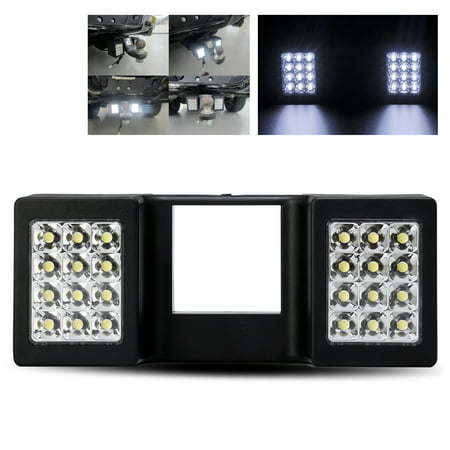 ModifyStreet 24 White LED Hitch Light with Reverse Functions for Truck Towing Trailer or SUV Class III 2