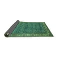 thumbnail image 2 of Ahgly Company Indoor Rectangle Abstract Turquoise Blue Modern Area Rugs, 5' x 7', 2 of 4