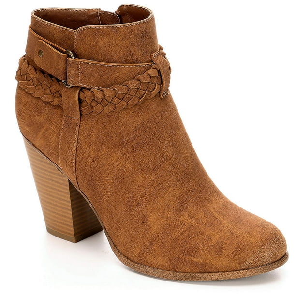 high heel western booties