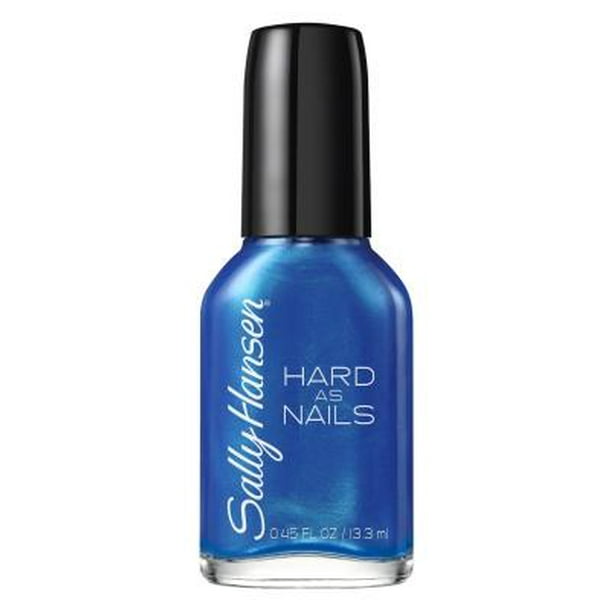 Sally Hansen Hard as Nails Color, zafiro resistente, 0.45 onzas líquidas