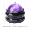 thumbnail image 3 of Rodillo De Masaje Rodillo De Masaje Cool Cold Massage Roller Ball Foot Back Body Massager Therapy Ball (Púrpura), 3 of 4
