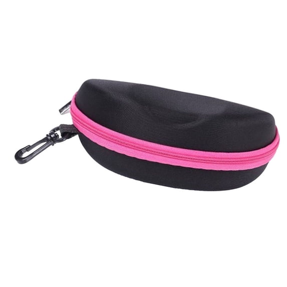 Linyer Storage Case Safety Bag Line Carrier Shockproof Waterproof Eye Wear Carrier Organizer Men Women Adults Teens Rose Red