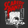 thumbnail image 2 of Junior's SpongeBob SquarePants Scaredy Pants Graphic Tee Black X Large, 2 of 3