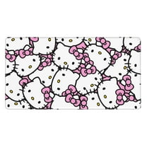 Extra Large Gaming Mouse Pad Non-Slip Rubber Hello Kitty Mousepad with Stitched Edges Desk Pad Mat for Office Home 15.8x29.5 in