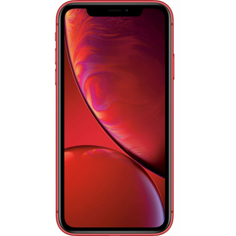 Restored Apple iPhone XR 128GB (PRODUCT) Red LTE Cellular MT022LL