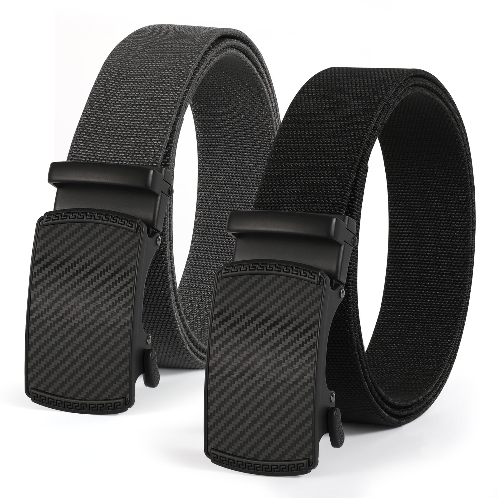 WHIPPY Men's Belt, Ratchet Belts for Men, Nylon Web Golf Belts ...