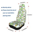 thumbnail image 4 of Sikiie Frog With Sweet Car Seat Protector 2 Pack Car Seat Cushion Mat, Car Seat Covers for SUV, Truck, Van, 4 of 7