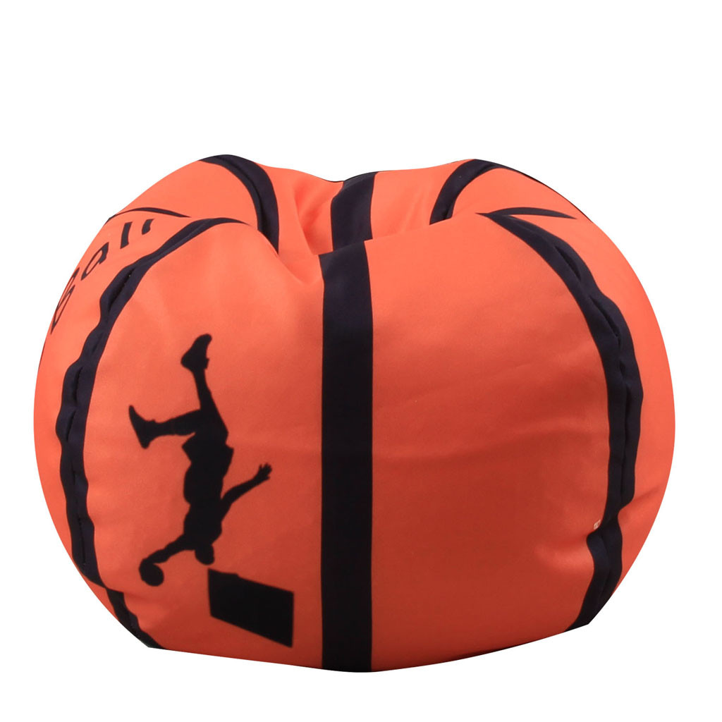 Excellent Kid Stuffed Animal Plush Basketball Style Toy Storage Bean