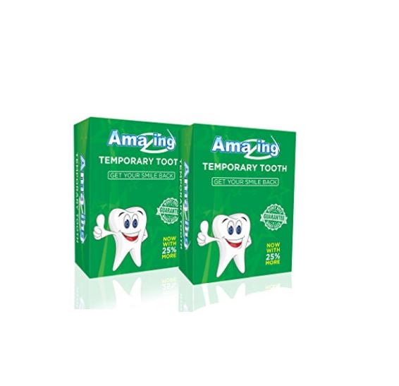 Amazing Temporary Tooth # 1 Replacement Tooth Repair Kit 2 Pack