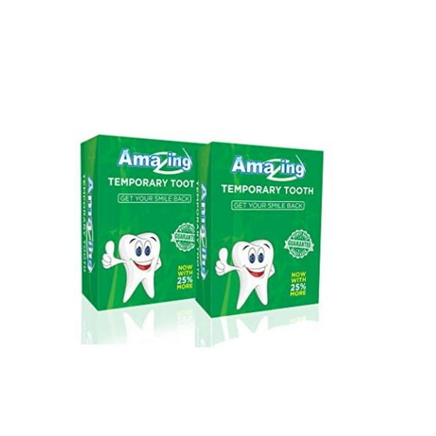 Amazing Temporary Tooth 1 Replacement Tooth Repair Kit 2 Pack