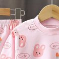 thumbnail image 5 of NOLDARES Boys Pajamas Cotton Planet Pjs Toddler 2 Piece Kids Clothes Set Fall Winter Sleepwear 6-12 Months 12-24 Months 2t 3t 4t 5t 6t 7t 8t 9t Children,Pink,5-6 Y, 5 of 7