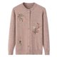 thumbnail image 2 of Ropa de primavera y otoño para mujeres de mediana edad, suéter de madre, suéter fino, cárdigan de mujer, abrigo de camisa pequeña de mediana edad y anciana, 2 of 3