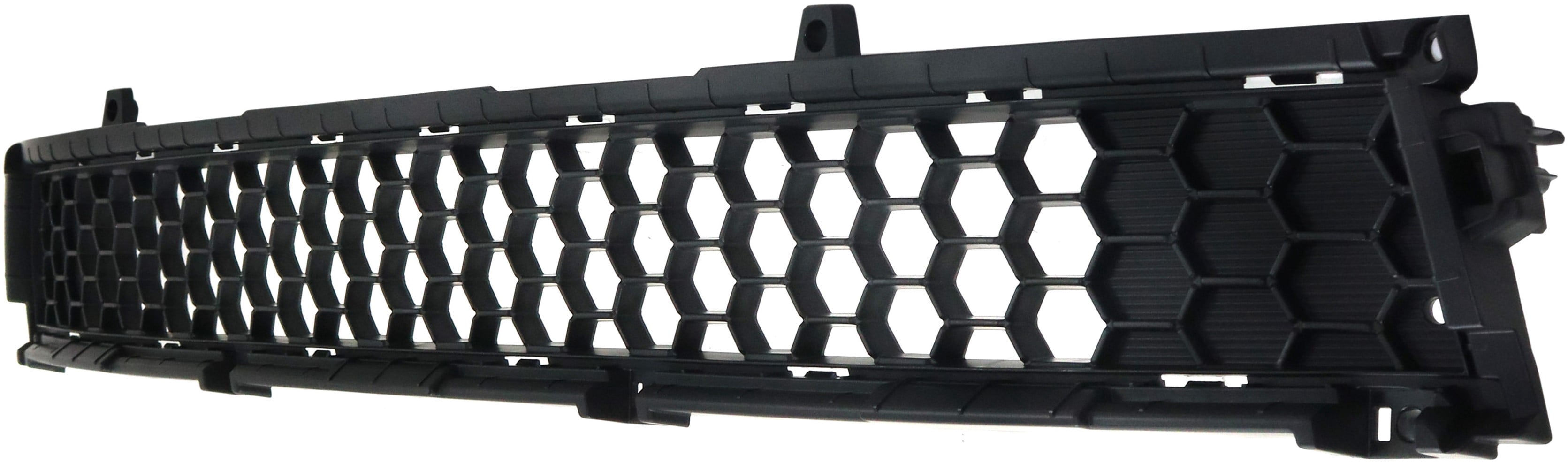 Bumper Grille Compatible With 2017-2019 Kia Soul Front, Lower Textured Dark Gray