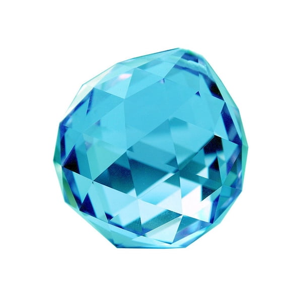 Hongville Fancy Crystal Ball Prisms Pendant Feng Shui Suncatcher for Holiday Decorating Hanging, 40 mm