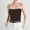 Coffee, variant on LYEAA Tanks with Built in Bras Spaghetti Strap Cotton Fitted Summer Casual Undershirt Solid Sleeveless Basic Breathable Fashion Ladies Pullover Shirts Black L