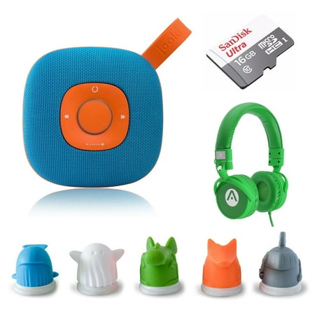 Jooki WIFI Streaming Speaker - Simply the Best Music Player for Kids Screen-Free Music & Stories with ToyTouch Technology, A7 Headphones and 16GB microSD