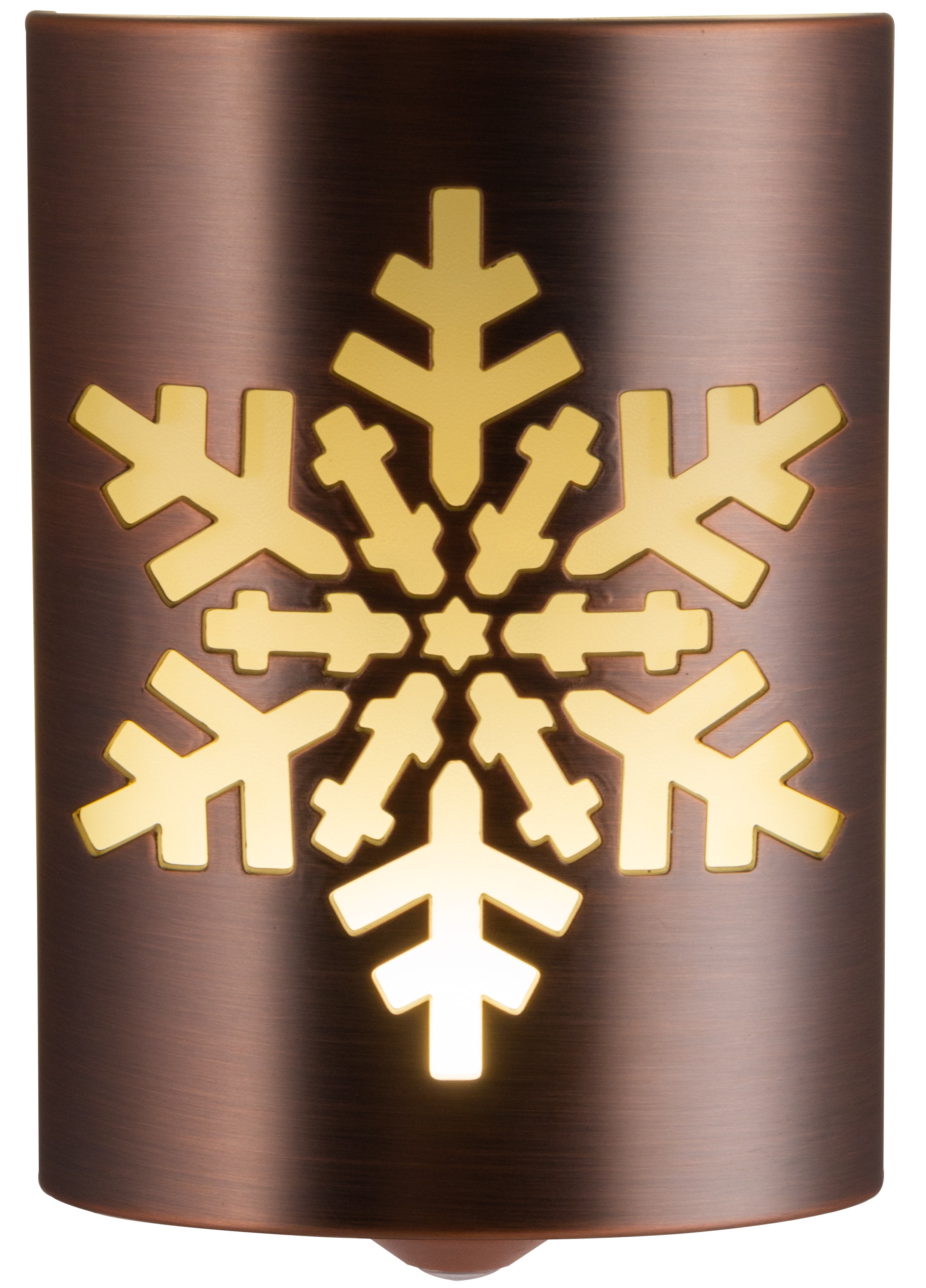 LED Night Light CoverLite With Light Sensor Plug-In Holiday Tree bronze 
