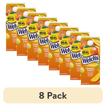 (8 pack) Welch's Mango Twist Fruit Juice Drink, 59 fl oz carton