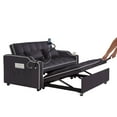 thumbnail image 3 of Sleek Gray Pull Out Couch with Charging Stations | Sofa Bed for Apartment, 3 of 10