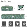 thumbnail image 3 of Yayeee Faucet Mat for Kitchen Sink 30" Diatomite Long Splash Guard Pad, Blue Wildflower Pattern, 2 Pack, 3 of 7