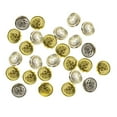 thumbnail image 4 of Botones de vástago de estilo preppy dorado plateado 12 mm Sunnimix, 4 of 8