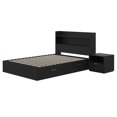 thumbnail image 2 of Nexera Hunter Platform Bed With Headboard And 1-Drawer Nightstand, 2 of 9