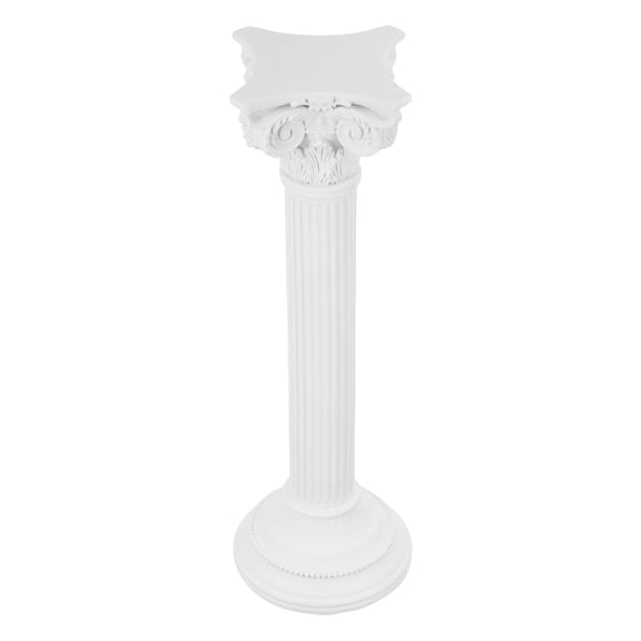 WORGEOUS Nordic Style Roman Column Statue with Flower Sculpture for Picture Decoration
