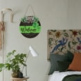 thumbnail image 6 of St. Patrick's Day Shamrock Door Sign, Welcome Door Hanger Door Decoration Door Wreath Front Door Wreath, 6 of 7