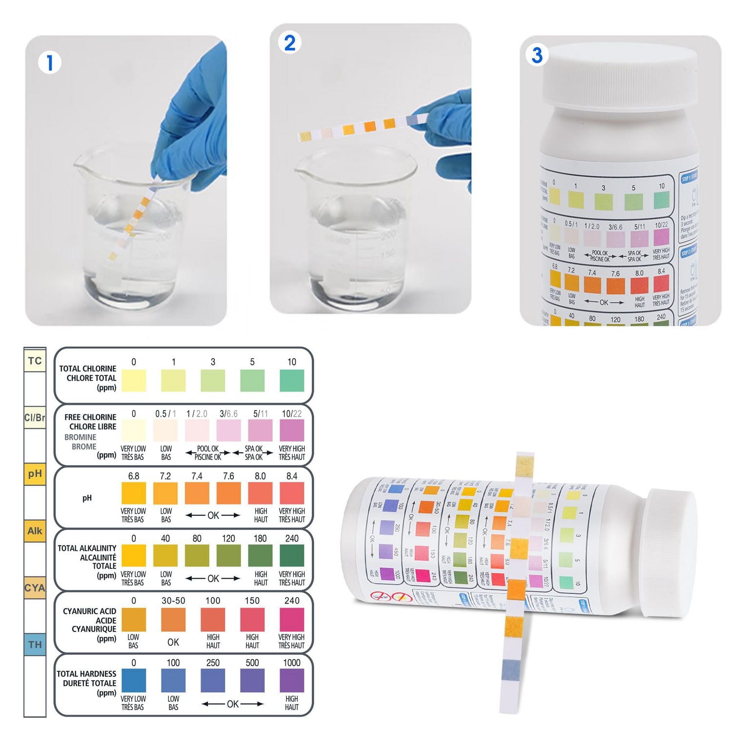 Mainstays 6-in-1 Test Strips