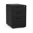thumbnail image 1 of Poppin Black Stow 3-Drawer Vertical File Cabinet With Lock, 1 of 6