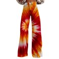thumbnail image 2 of Endives Women's Pants Tie Dye Printed Casual Wide Leg Pants Fall Outfits for Women 2025, 2 of 7