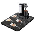 thumbnail image 1 of Coffee Bar Mat - Essential Accessory for Tidy Countertops, 18x24 Inch, Stain-Hiding & Absorbent, Rubber-Backed Dish Drying Mat, Fits Perfectly Under Coffee Makers, 1 of 7