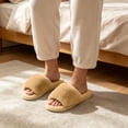 thumbnail image 2 of Agkizg Womens Fall Winter Slippers, House Slippers, Open Toe Soft Sole House Slippers Comfortable Casual Indoor Light Outdoor Daily Slippers, 2 of 7