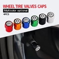 thumbnail image 3 of 4pcs Cubierta De Válvula De Neumático De Coche Tapa Del Vástago De La Puerta Etiqueta Engomada Accesorios Motocicleta Ruedas Neumáticos Tapas Y Piezas Modificadas, 3 of 4