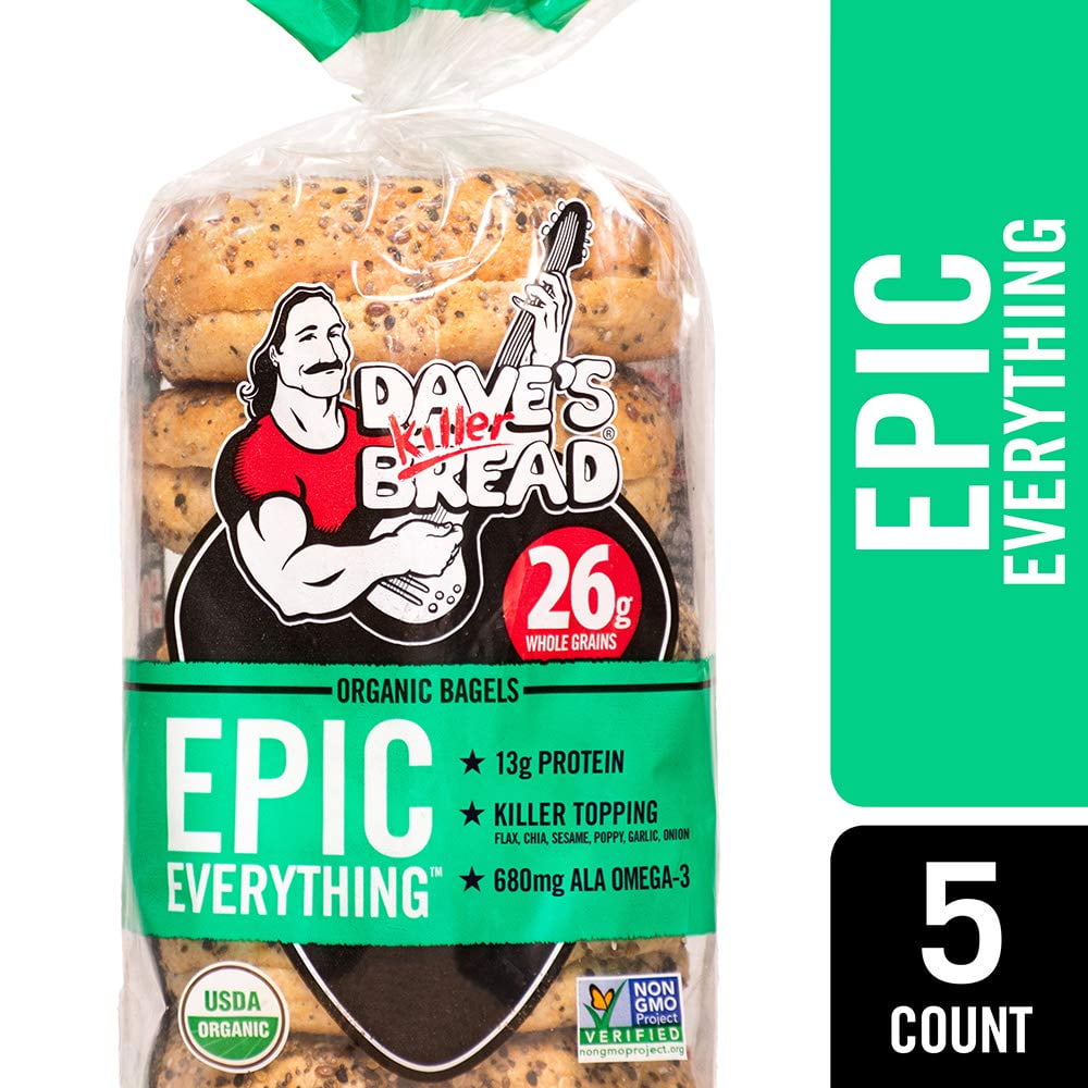 Dave's Killer Organic Epic Everything Bagels, 16.75 Oz