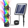 thumbnail image 1 of Solar Pond Lights, IP68Fountain Lights, LED RGB LED Underwater Spotlights Color Changing Submersible Fountain Lights For Garden Courtyard Aquarium Tank Swimming Pool Spotlights, 1 of 9
