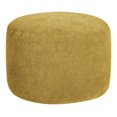 thumbnail image 1 of Dotcom Alfa de Gouchee Home– Pouf moutarde en velours doux rembourré de billes pour salon, chambre à coucher ou dortoir, 1 of 6