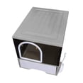 thumbnail image 2 of GROWTH TANK Enclosed Cat Litter Box Drawer Type Pet Litter Tray Cat Potty Pet Litter Box grey, 2 of 9