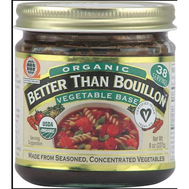 Better Than Bouillon Organic Seasoned Vegetable Base 8 oz Pack of 2