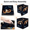 thumbnail image 4 of Aries Constellation Foldable Storage Basket Toy Box Storage Cubes Organizer with Handle, 10.8"x10.5"x10.6", Large Capacity, 4 of 6