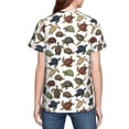 thumbnail image 7 of Wukai Various Turtle Youth Unisex Short Sleeve T-Shirt for Boys, Girls, Teens, and Kids-Small, 7 of 7