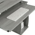 thumbnail image 4 of Complete Computer Workstation Desk with Storage, Grey, 4 of 9