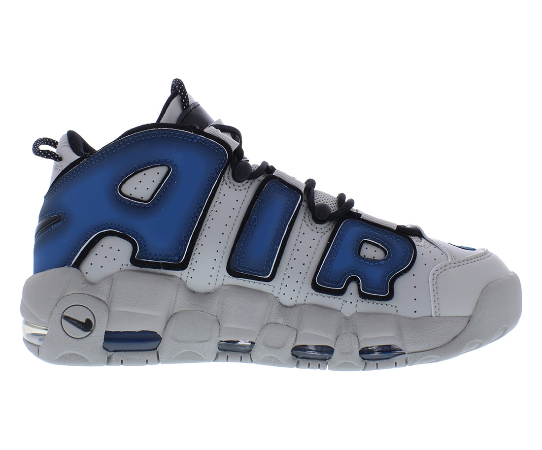 Nike Air More Uptempo Mens Shoes Size 10.5, Color: Lt Iron Ore/Industrial Blue - Walmart.com