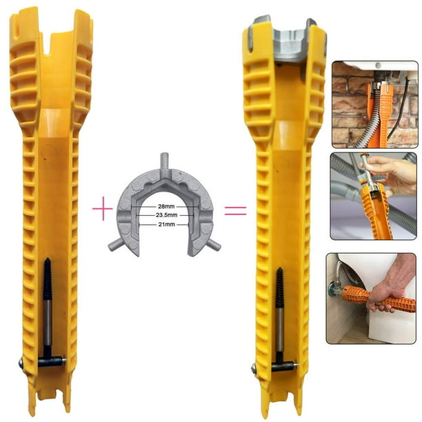 Juego De 7 Llaves Para Grifos | Multifuncional | Instalación En Espacios Estrechos | Fontanería Casera