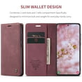 thumbnail image 3 of CaseMe Leather for Samsung Galaxy S22+ 5G Case, Flip Wallet Leather Case with Card Holder Magnetic Closure Shockproof Kickstand Protective Phone Cases Cover for Samsung Galaxy S22+ 5G 6.6-inch, 3 of 11
