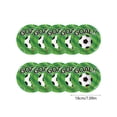 thumbnail image 3 of Kit de artículos para fiesta de fútbol | Vajilla desechable para el día del partido | Platos, vasos, servilletas, mantel y cubiertos de papel | Platos de 25 cm y 23 cm, 3 of 6